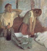 Edgar Degas Ironing clothes works France oil painting artist